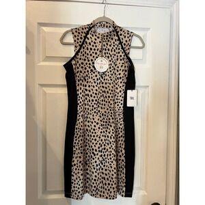 Tail Activewear Dress Leopard Print Polyester Spandex Sz XS Sporty Golfcore